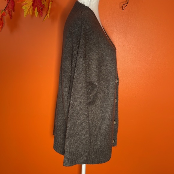 Brave Soul Cozy Oversized Cardigan-Grey-Sz S - Picture 2 of 6
